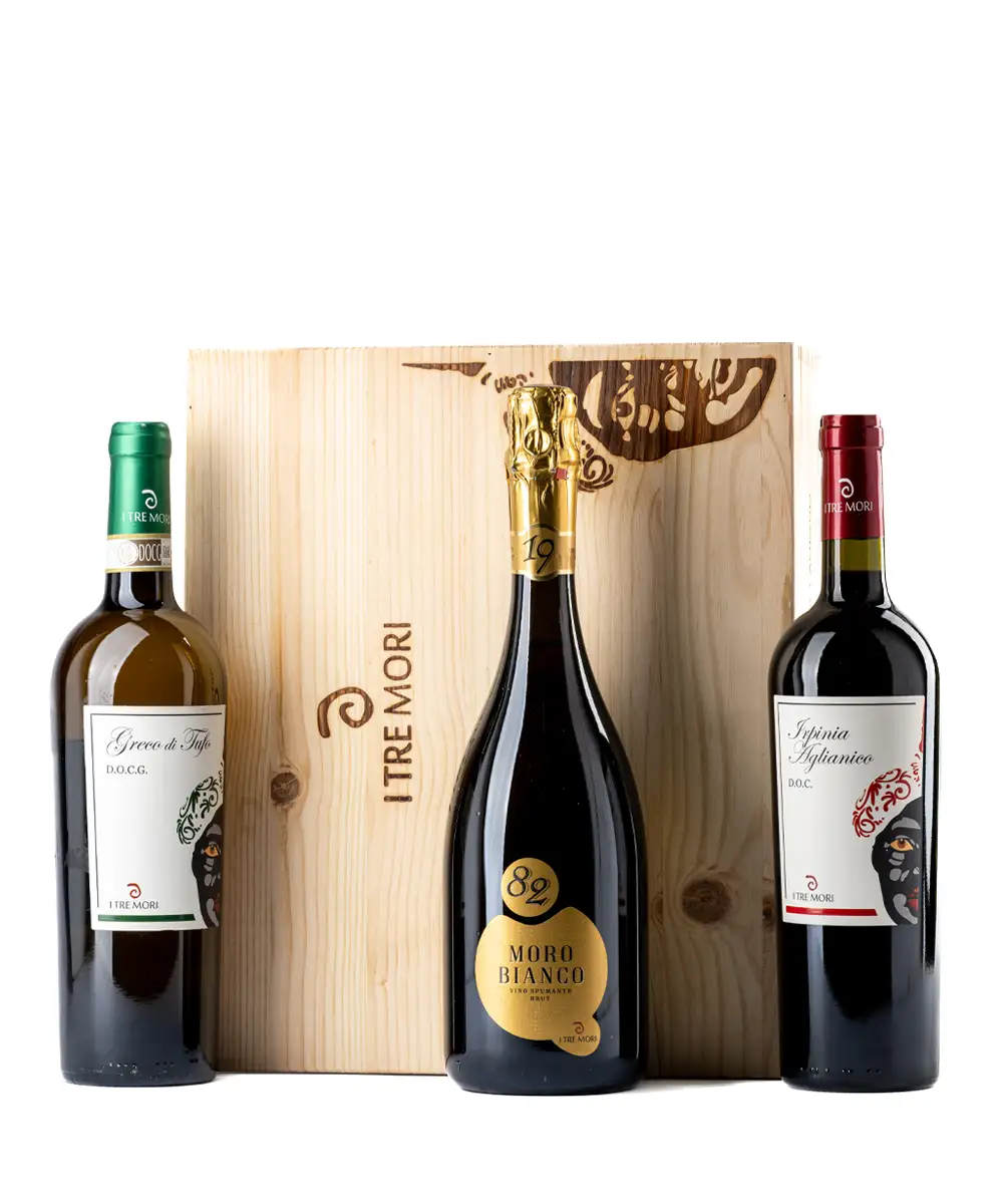 Confezione in legno da 3 bottiglie
